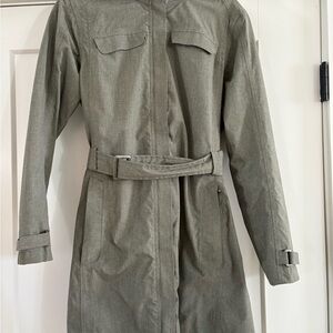 Women's Green Belted Coat